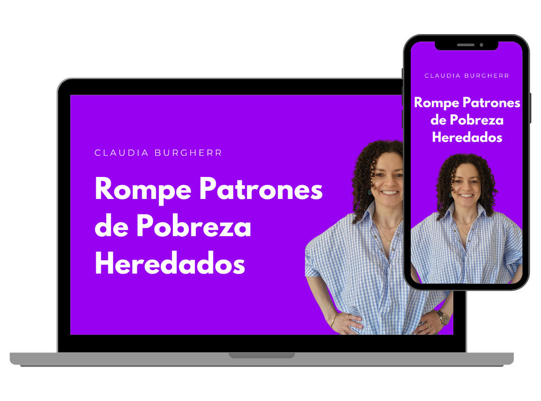rompe patroner de pobreza heredados curso mockup claudia burgherr